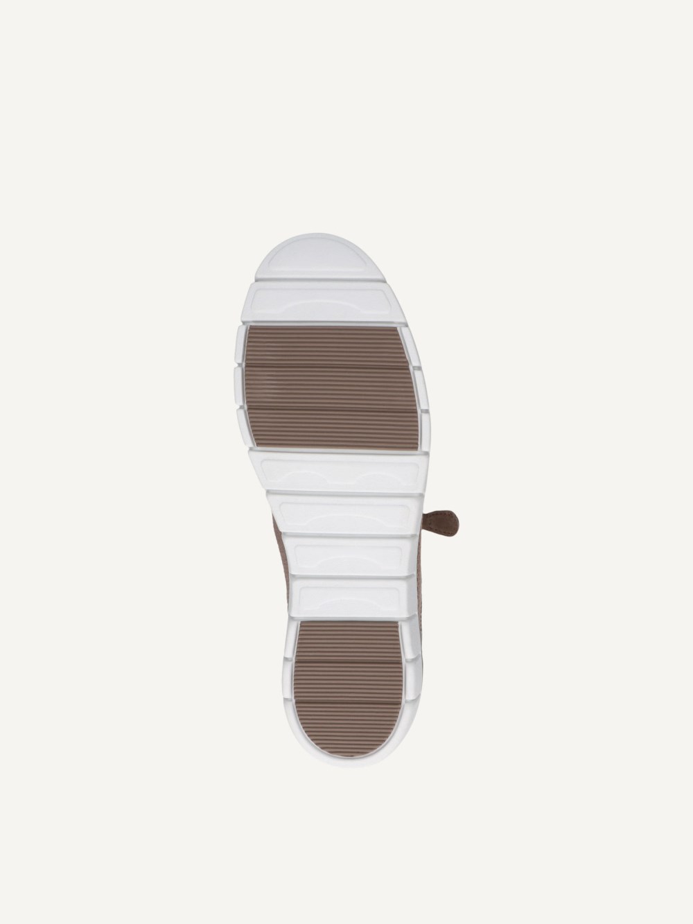 Caprice Sneaker - Schlammfarbenes Kammleder