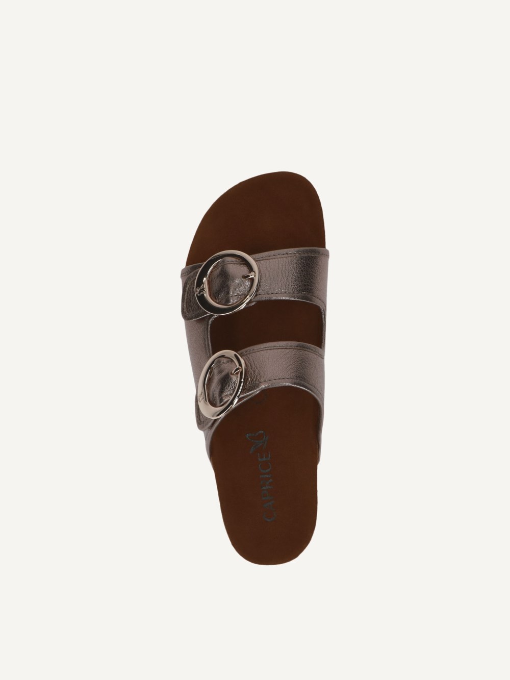 Caprice Pantolette - Taupe Metallic