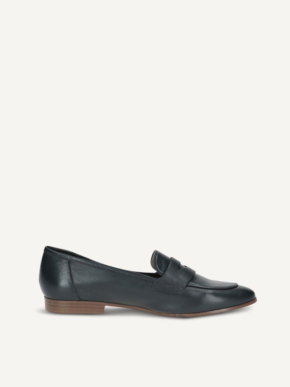 Caprice Slipper - Ozeanblaues Nappaleder