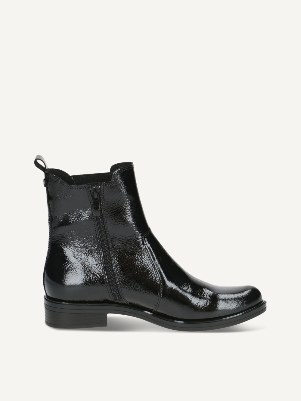 Caprice Stiefelette - Schwarzes Nappa