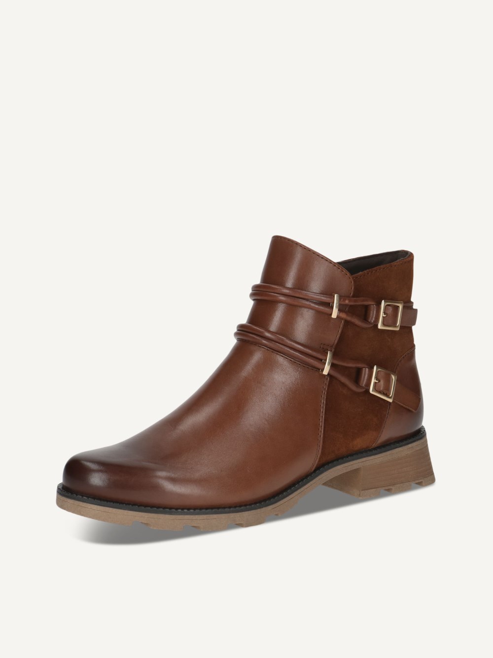 Caprice Stiefelette - Cognacfarbener Kamm