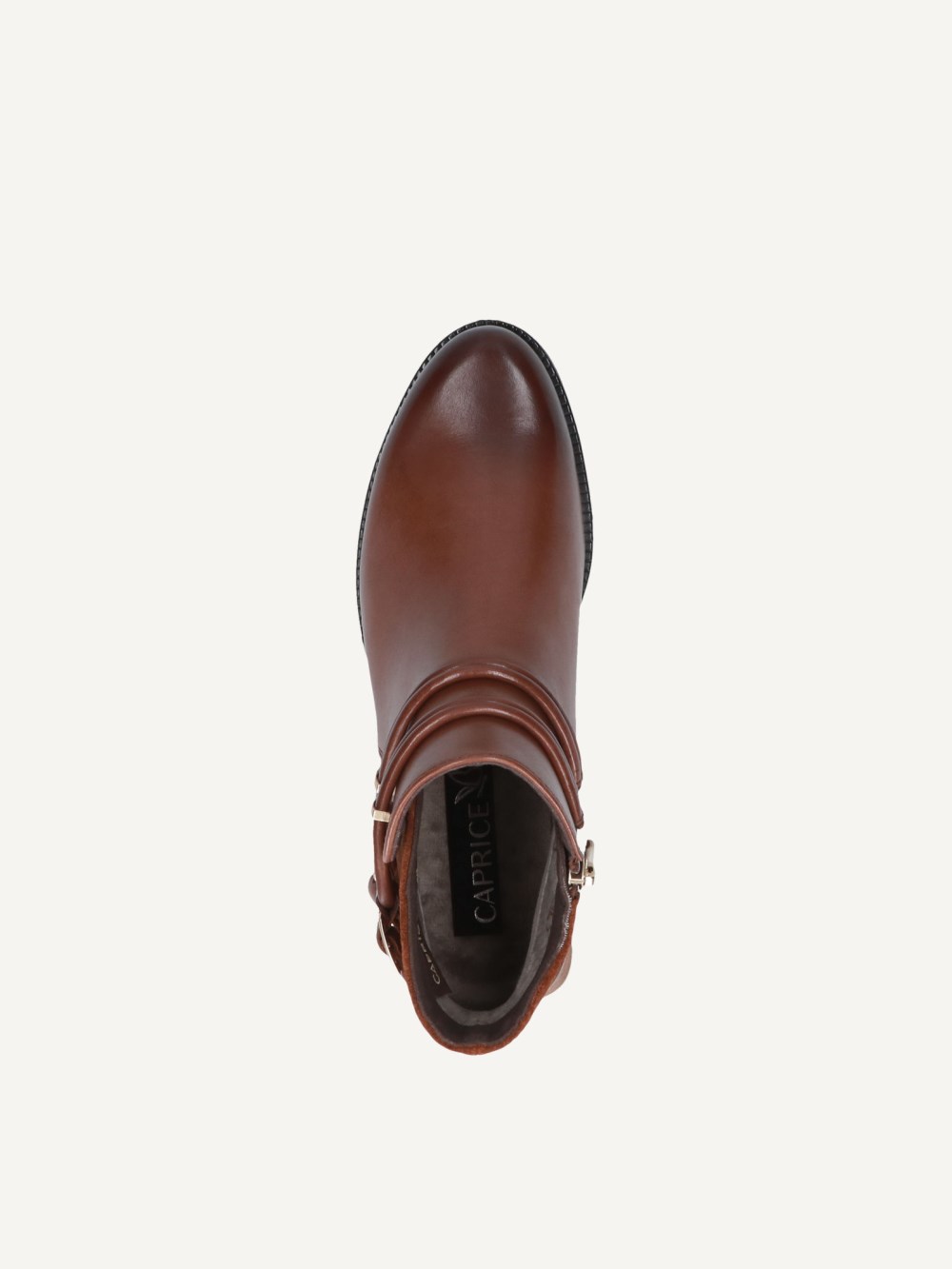 Caprice Stiefelette - Cognacfarbener Kamm