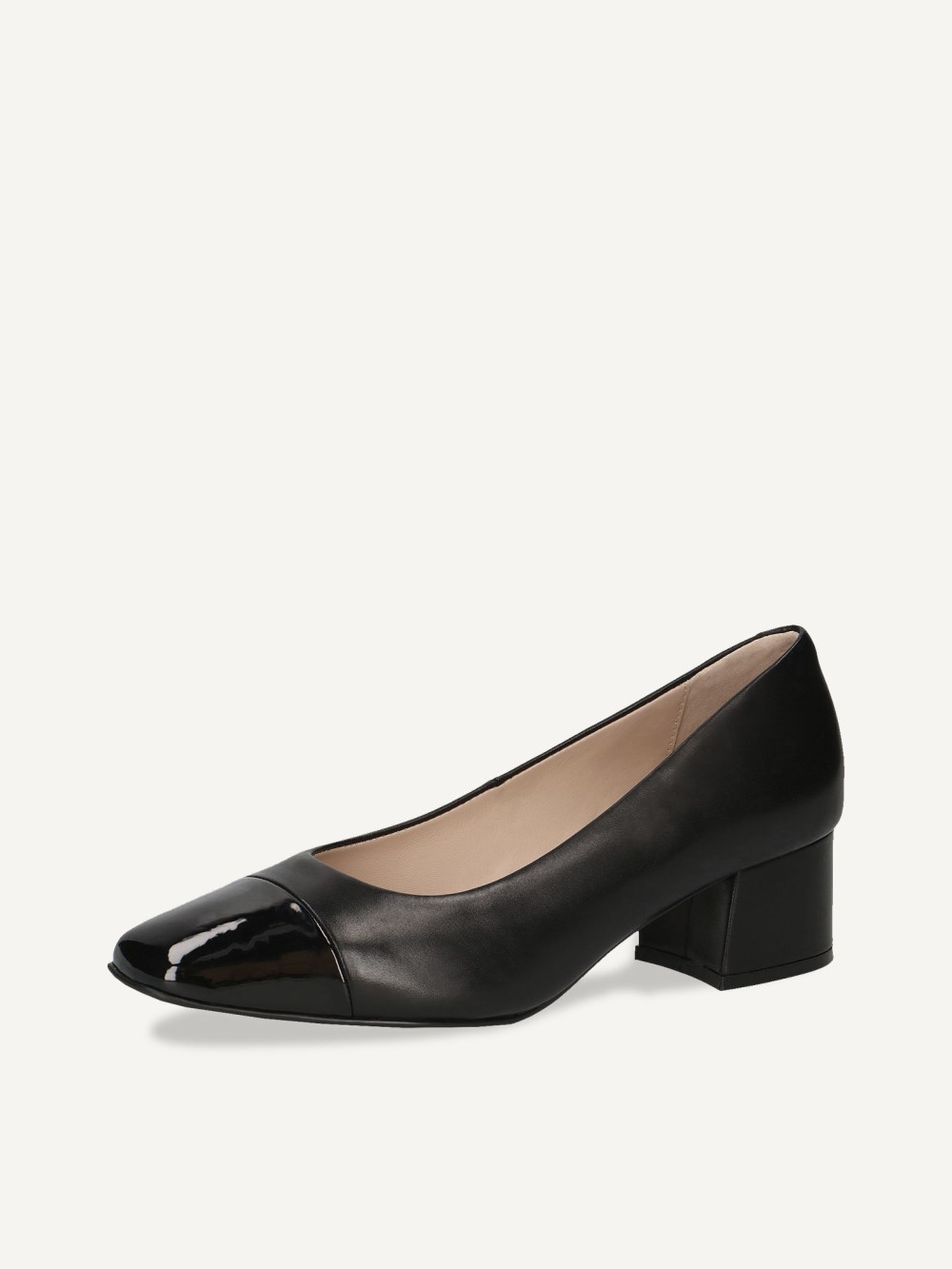 Caprice Pumps - Schwarzer Kammleder