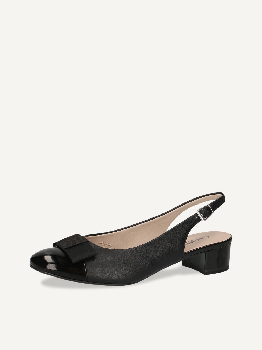 Caprice Slingpumps - Schwarzer Kamm