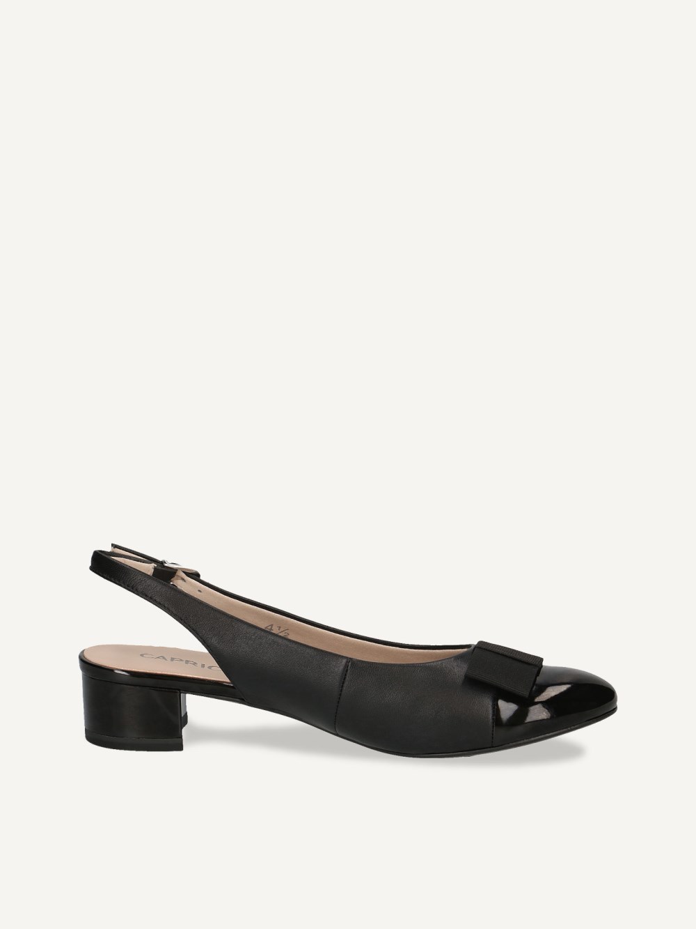 Caprice Slingpumps - Schwarzer Kamm