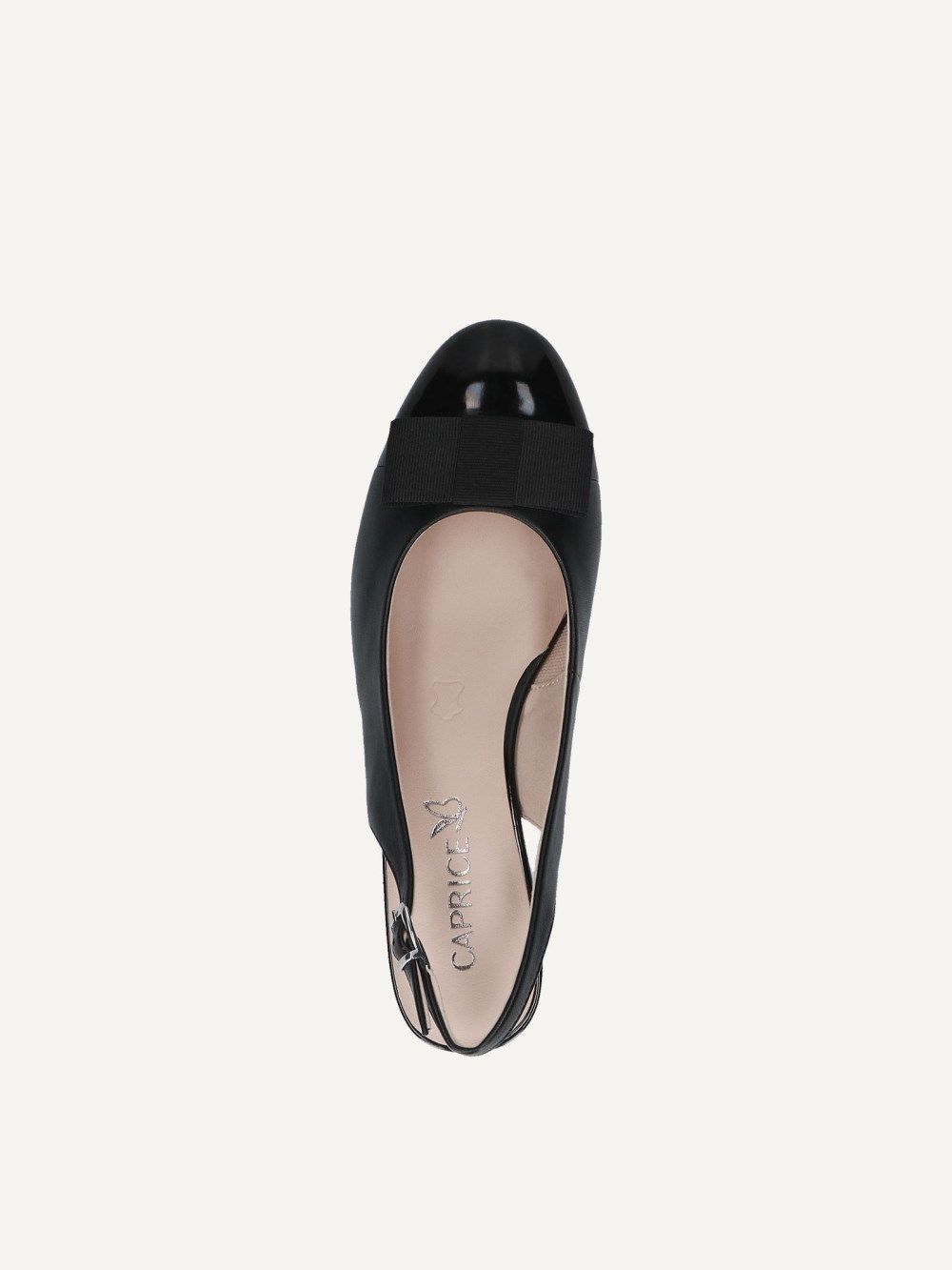 Caprice Slingpumps - Schwarzer Kamm
