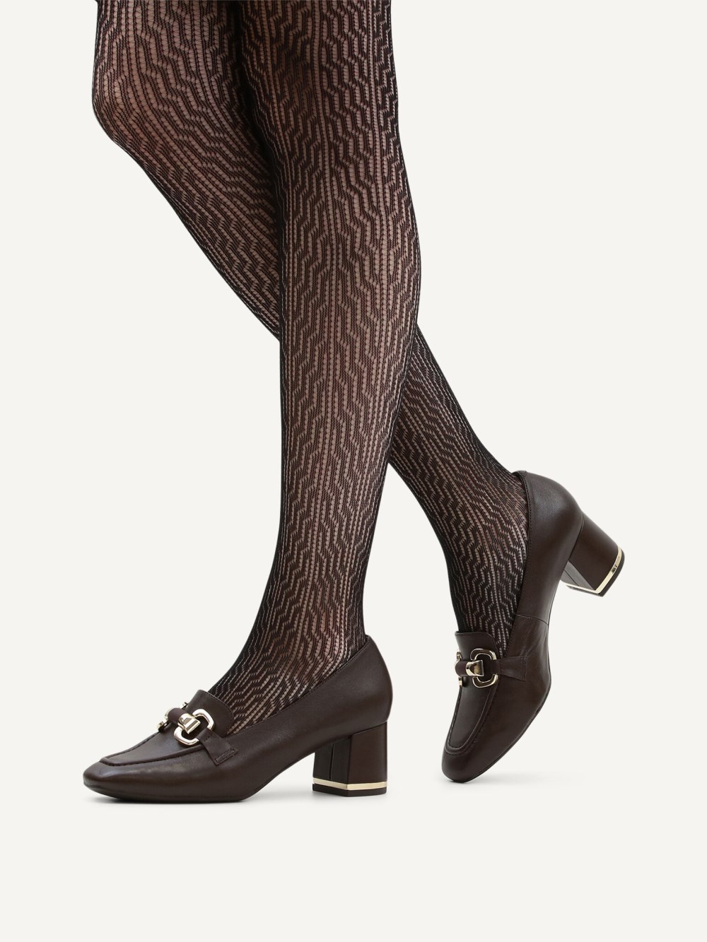 Caprice Slipper - Dunkelbraunes Nappa