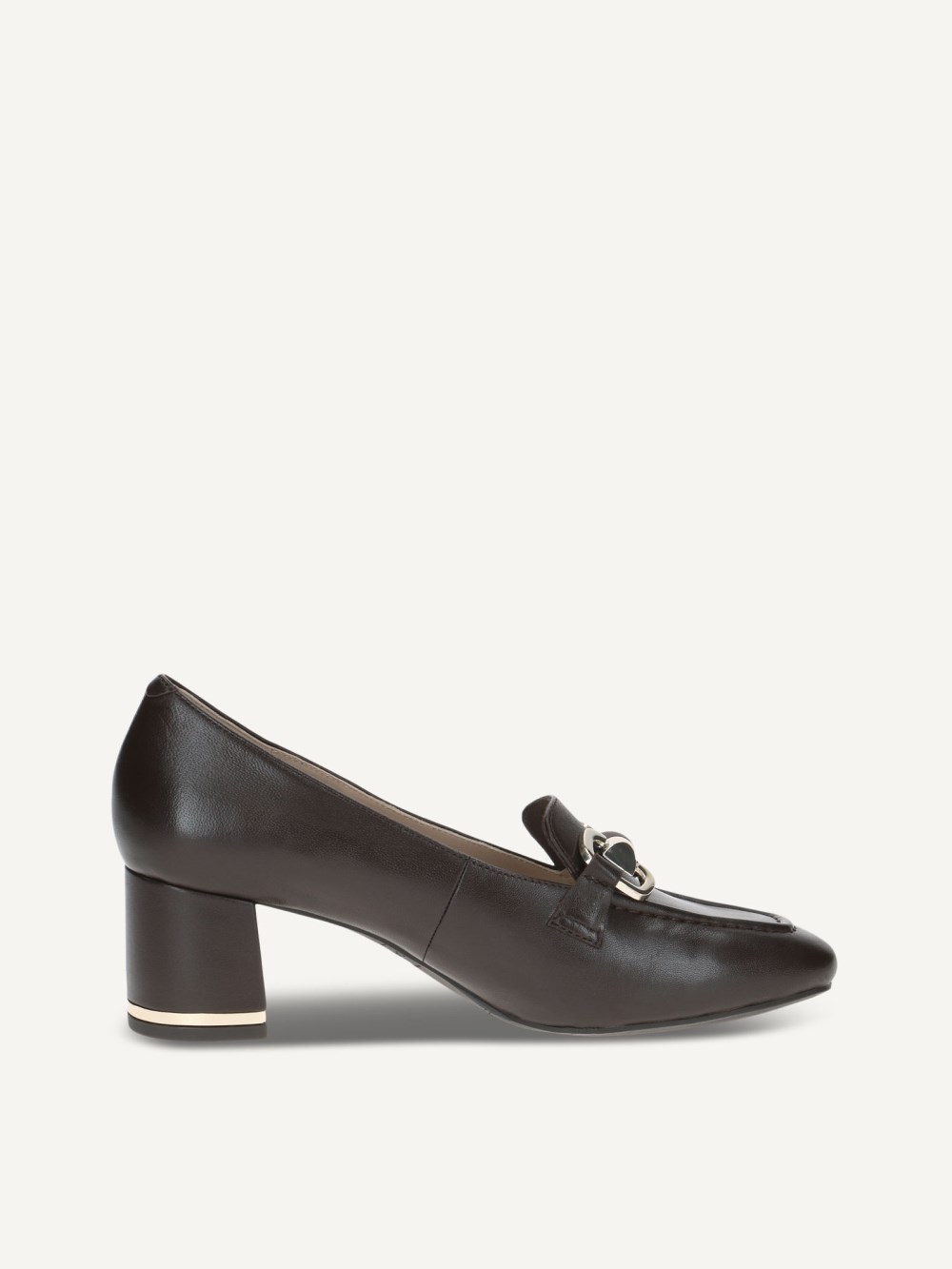 Caprice Slipper - Dunkelbraunes Nappa