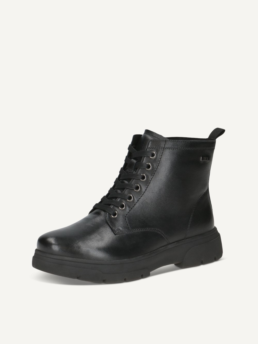 Caprice Stiefelette - Schwarzes Nappaleder
