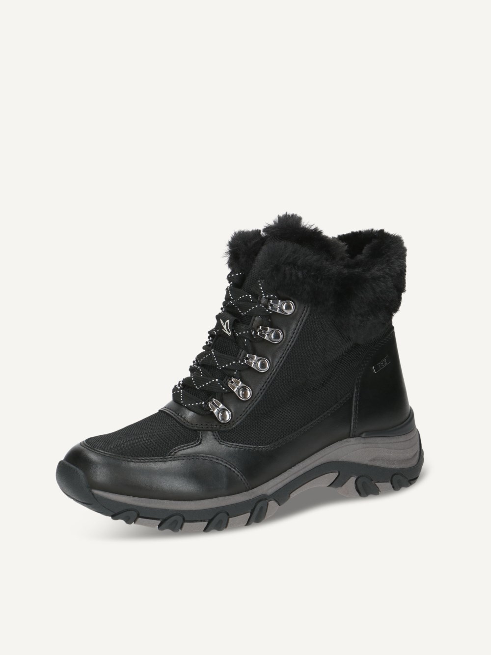 Caprice Stiefelette - Schwarzes Nappaleder Co