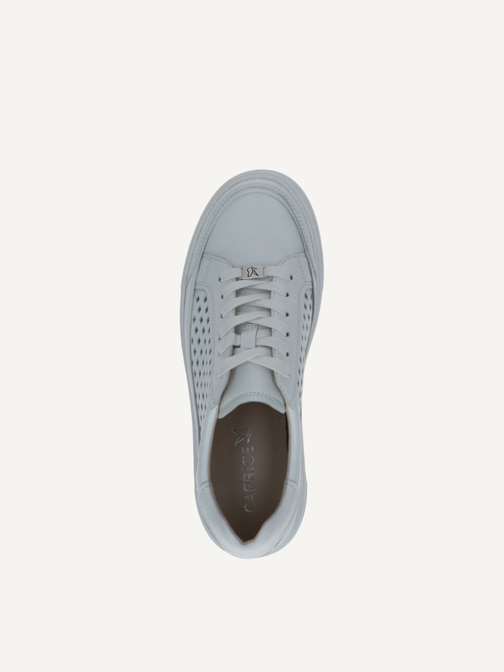 Caprice Sneaker - Weißes Nappaleder