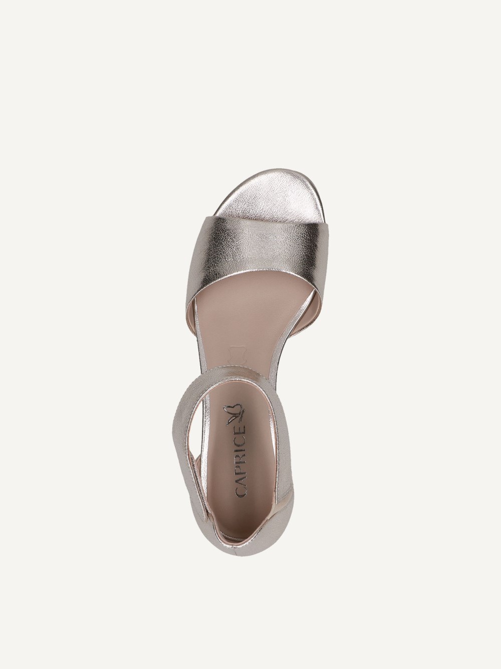 Caprice Sandalette - Platinmetall