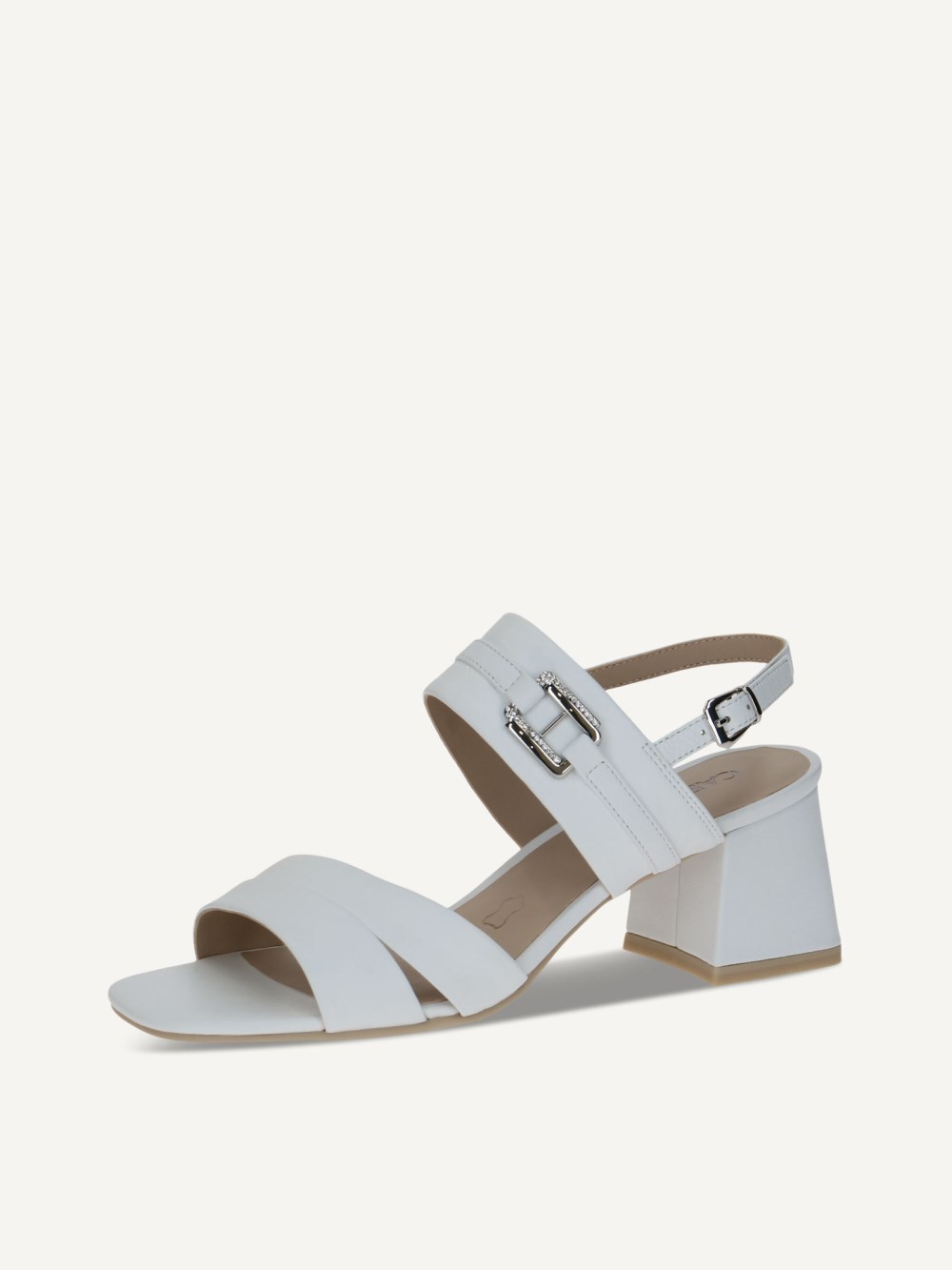 Caprice Sandalette - Weißes Nappa