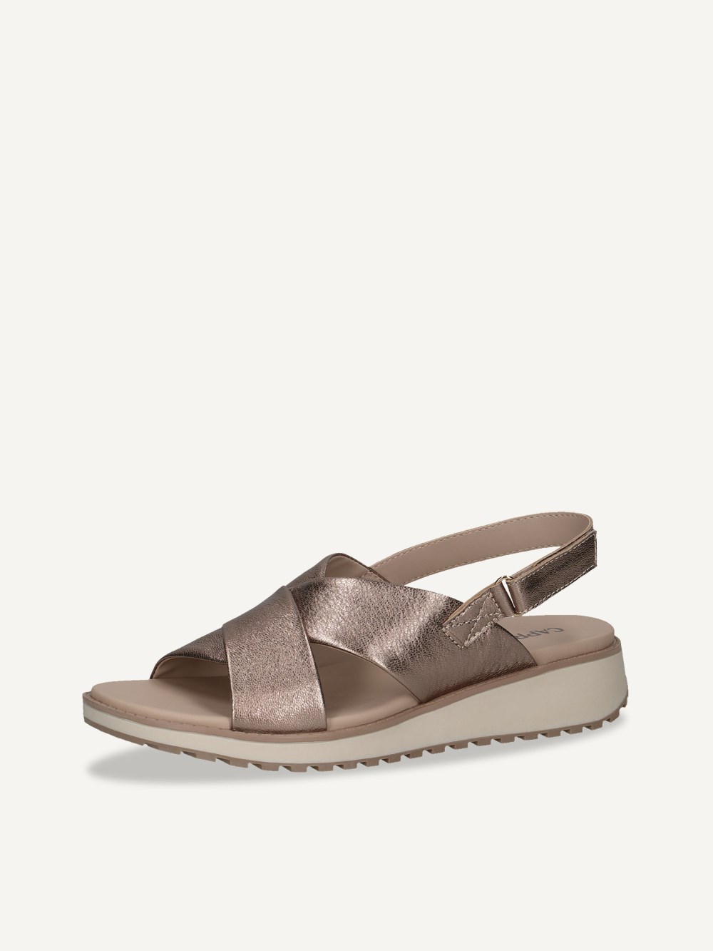 Caprice Sandale - Taupe Metallic
