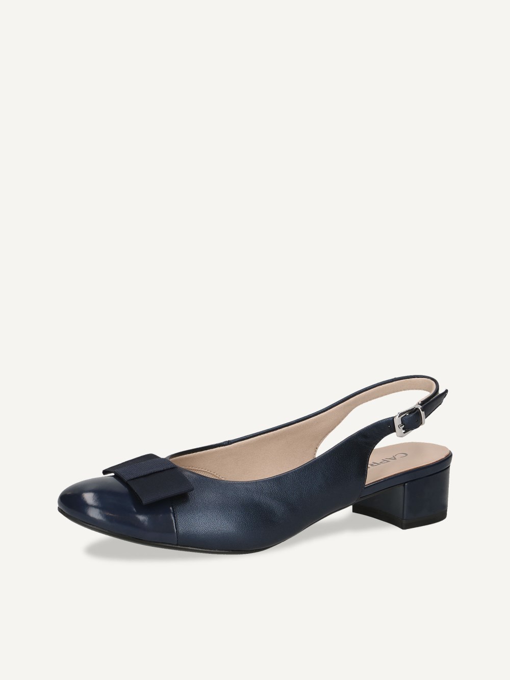 Caprice Slingpumps - Marineblauer Kamm