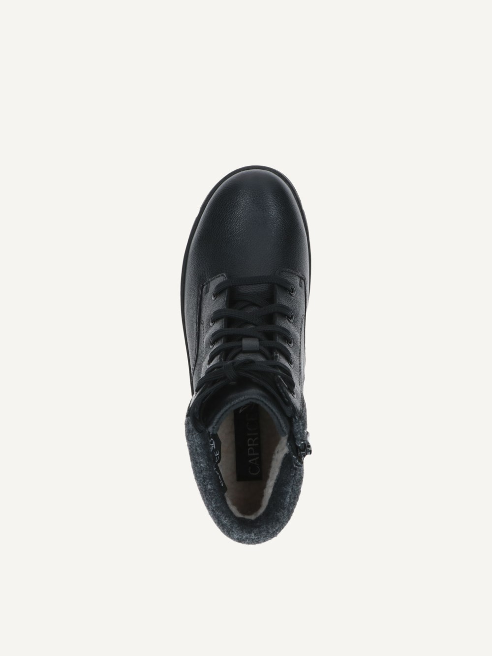 Caprice Stiefelette - Schwarzes Nappaleder