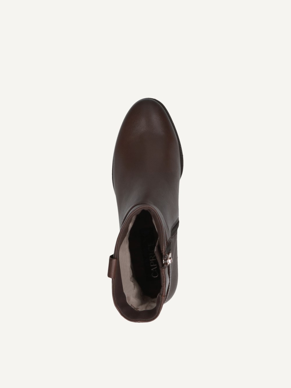 Caprice Stiefelette - Dunkelbraunes Nappaleder