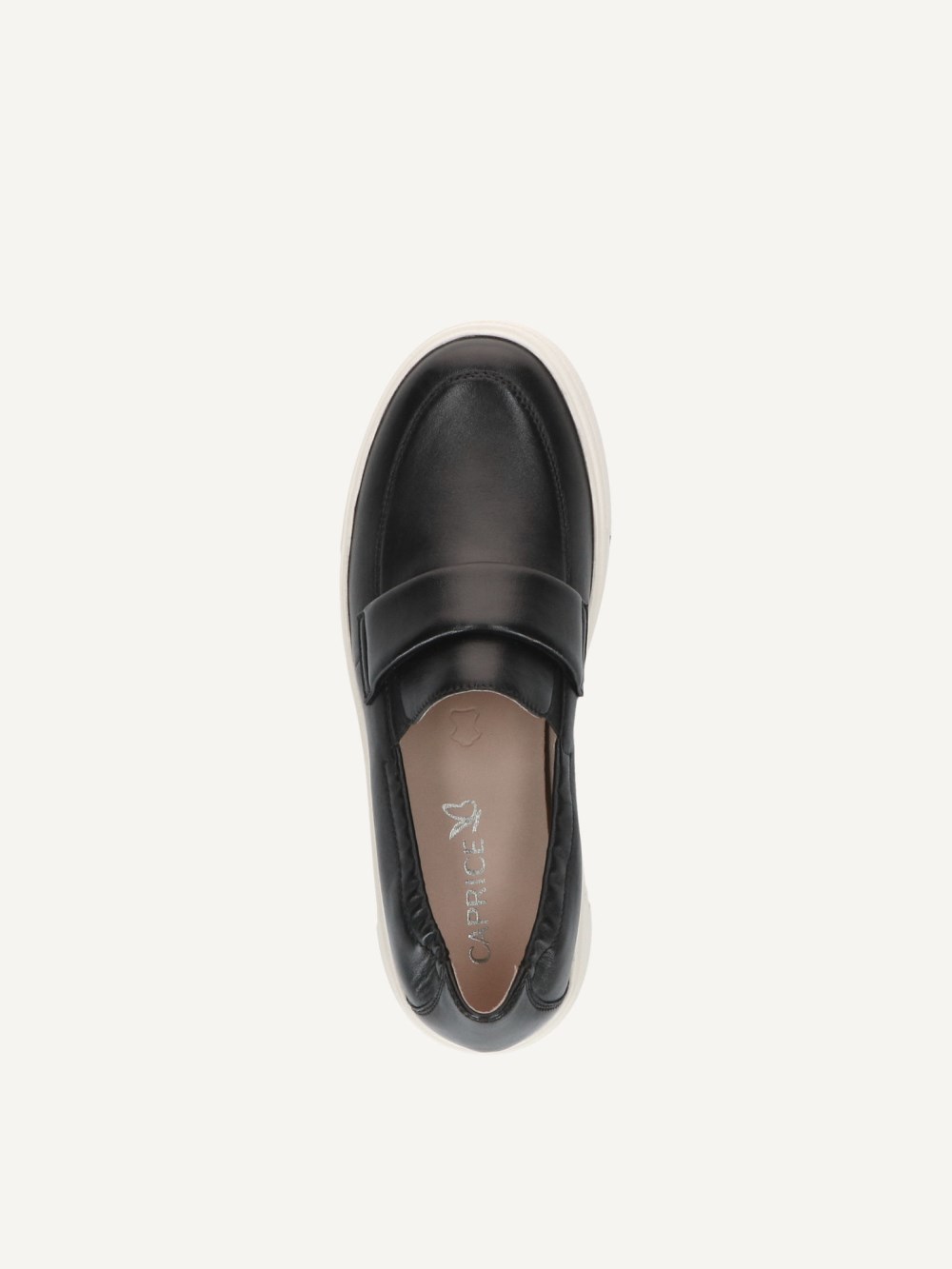Caprice Sneaker - Schwarzes Nappaleder