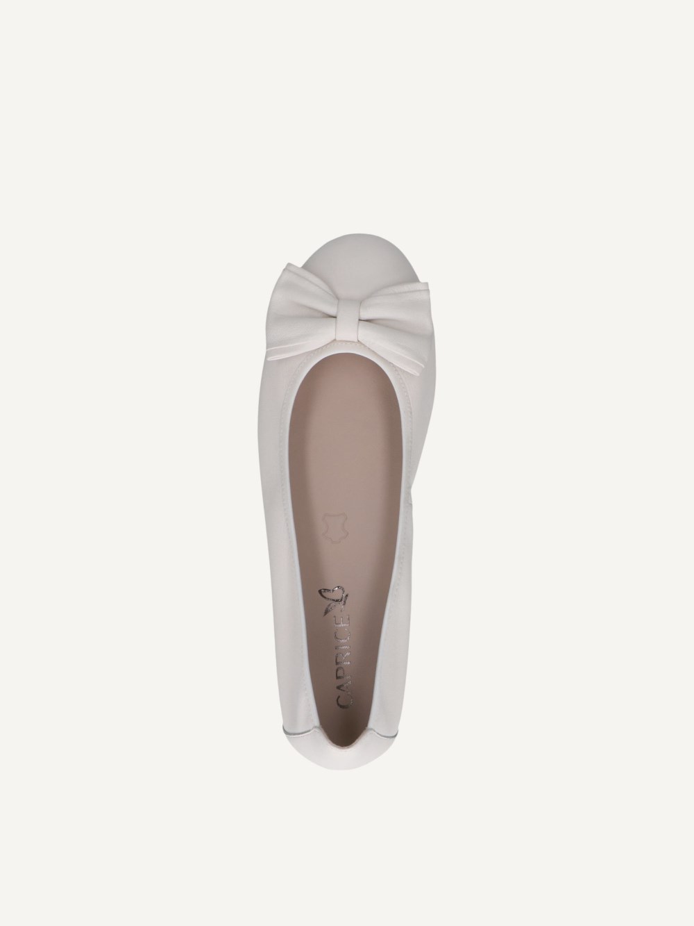 Caprice Ballerina - Vanille-Nappaleder