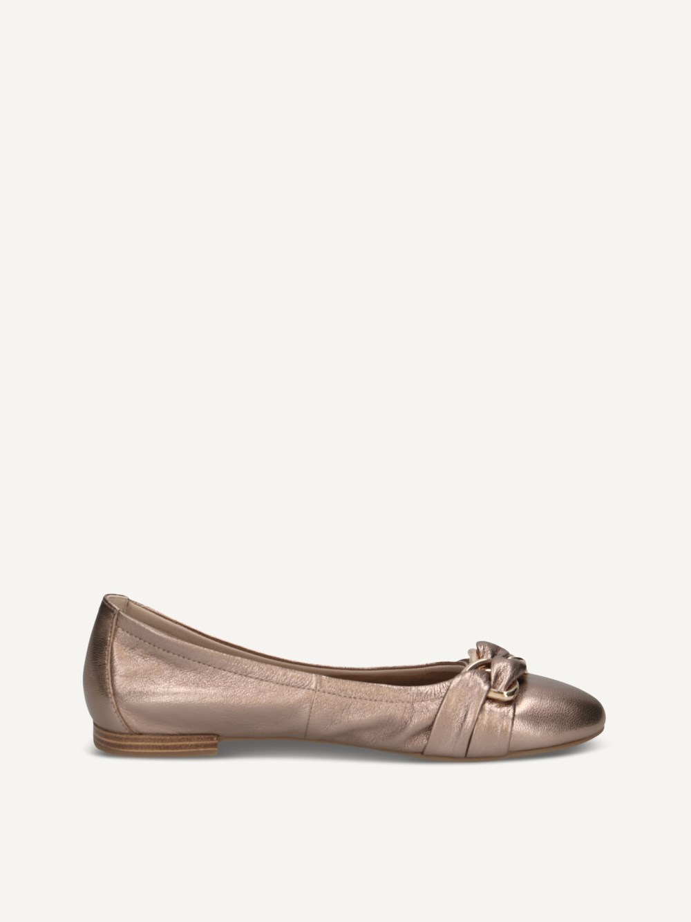 Caprice Ballerina - Taupe-Metallic