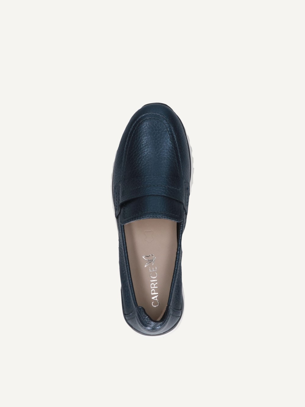 Caprice Slipper - Ozean-Perlmuttleder