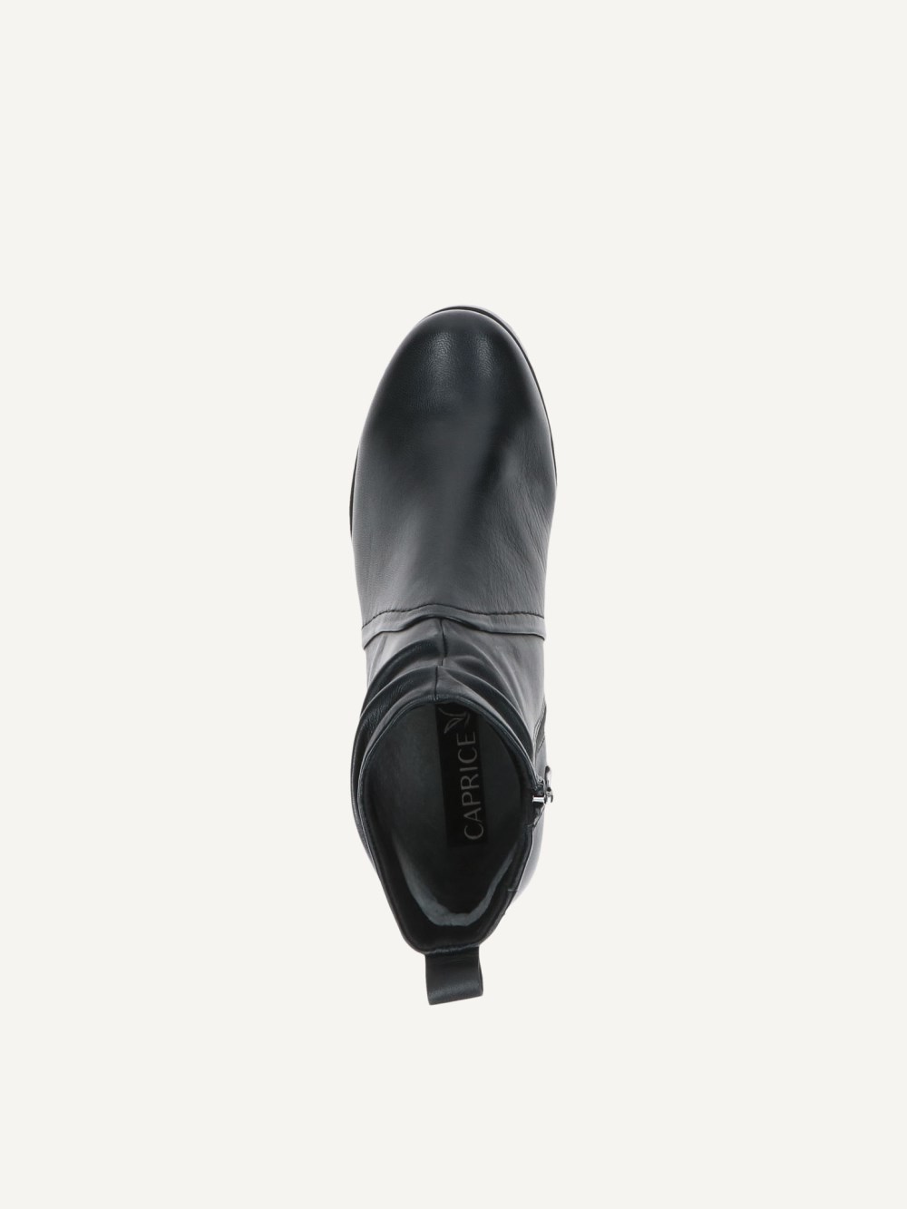 Caprice Stiefelette - Schwarzes Nappaleder