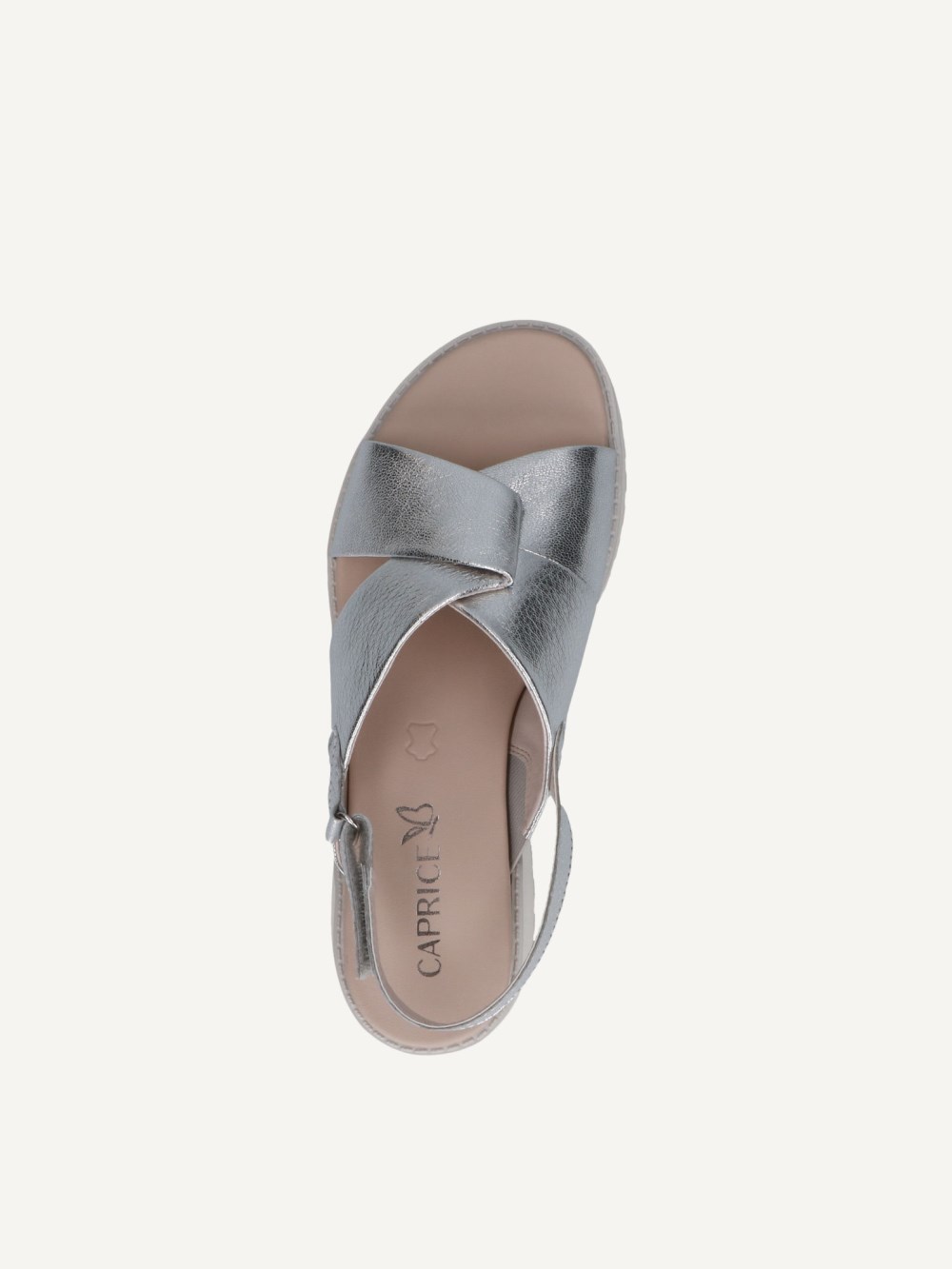 Caprice Sandale - Silber Metallic