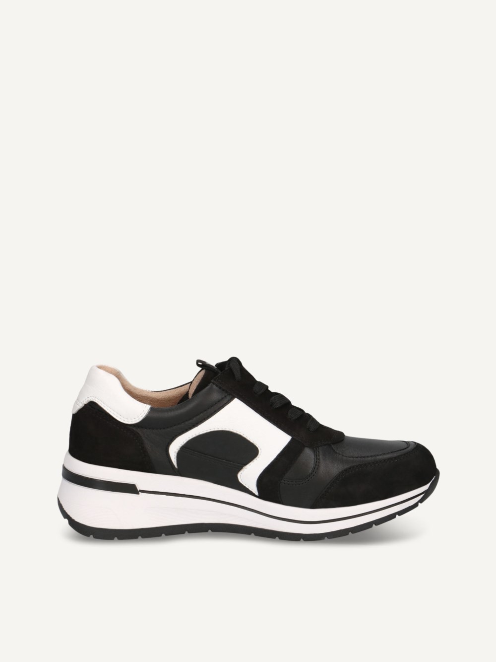 Caprice Sneaker - Schwarz/Weiß