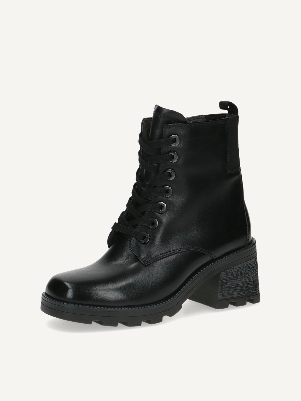 Caprice Stiefelette - Schwarzes Nappaleder