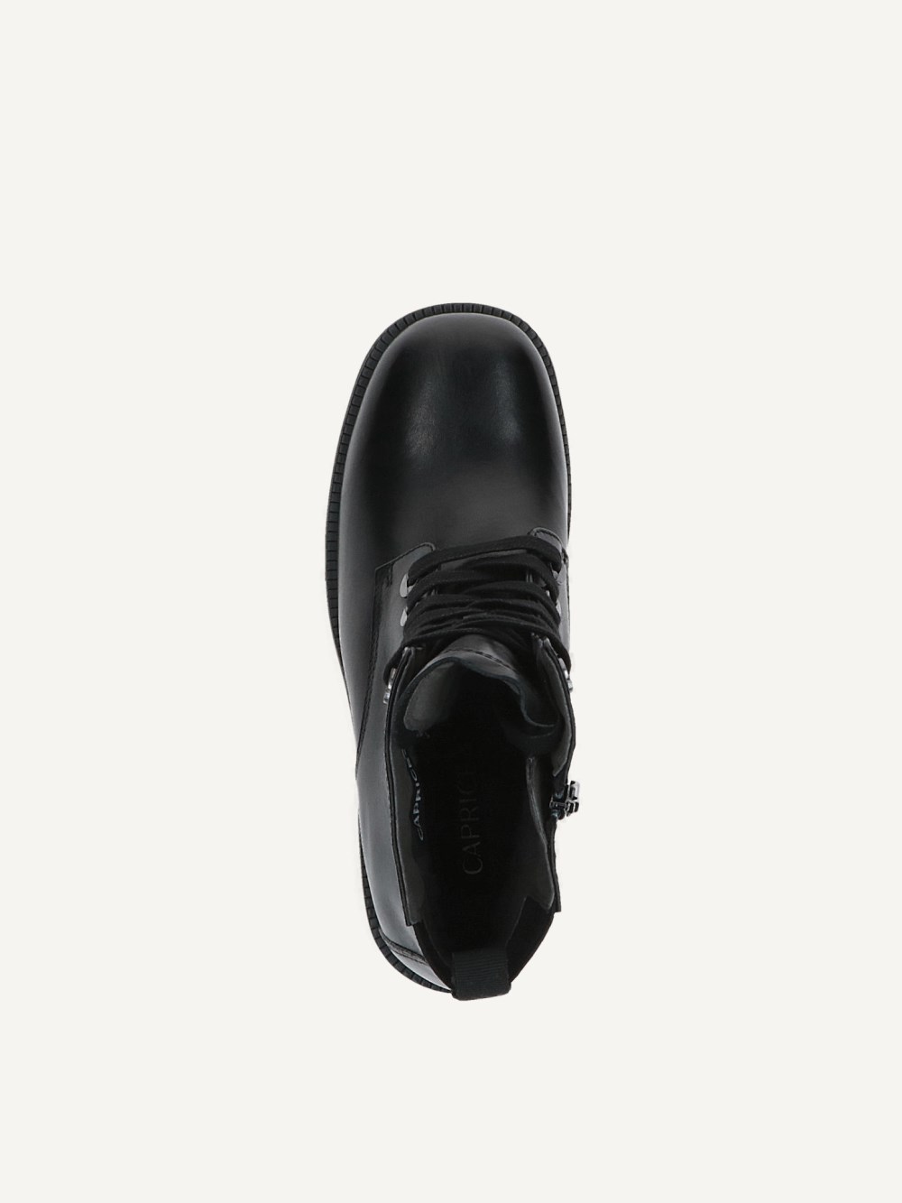 Caprice Stiefelette - Schwarzes Nappaleder