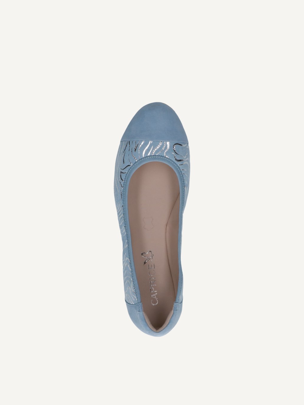 Caprice Ballerina - Blauer Kamm