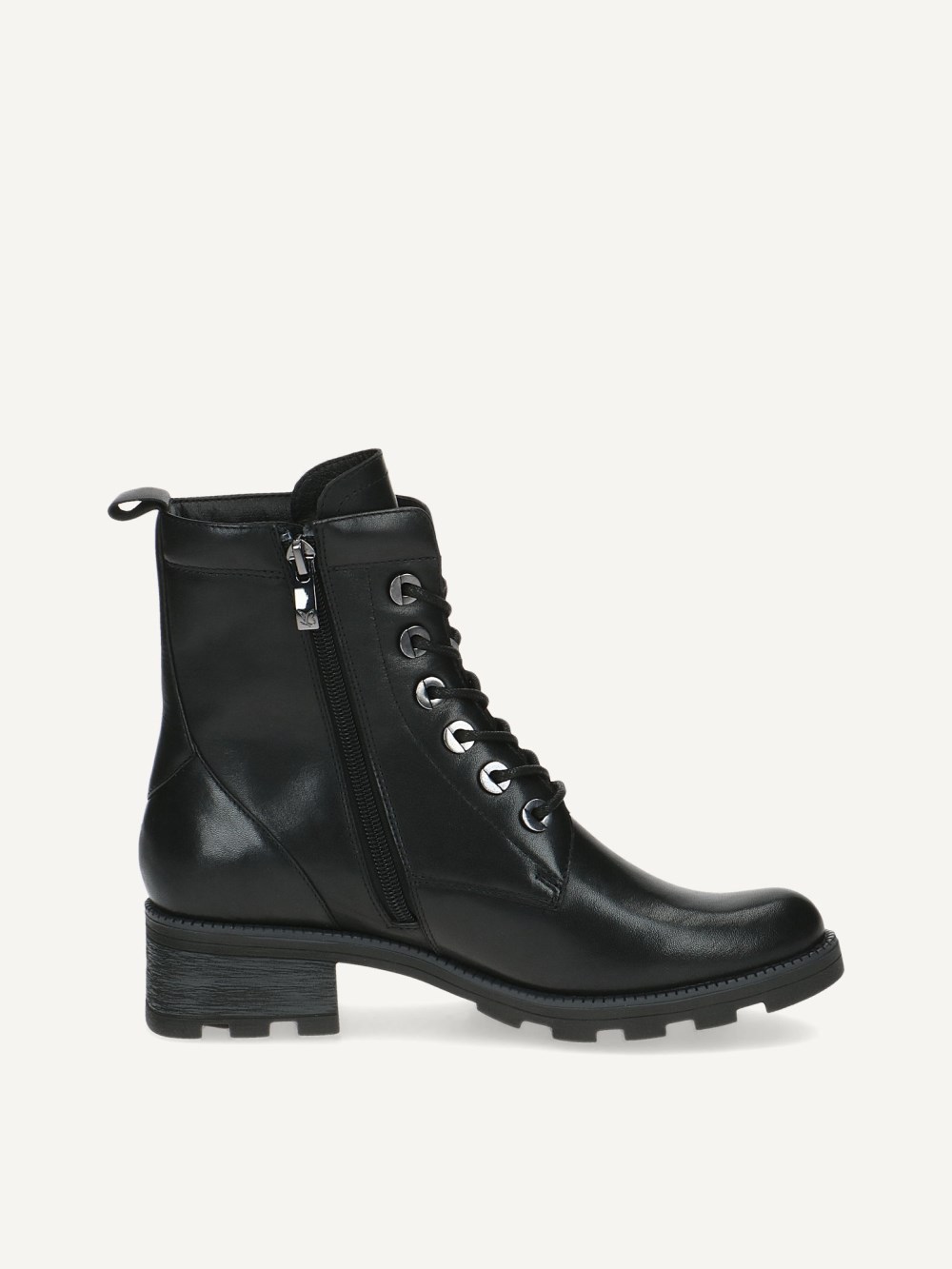 Caprice Stiefelette - Schwarzes Nappa