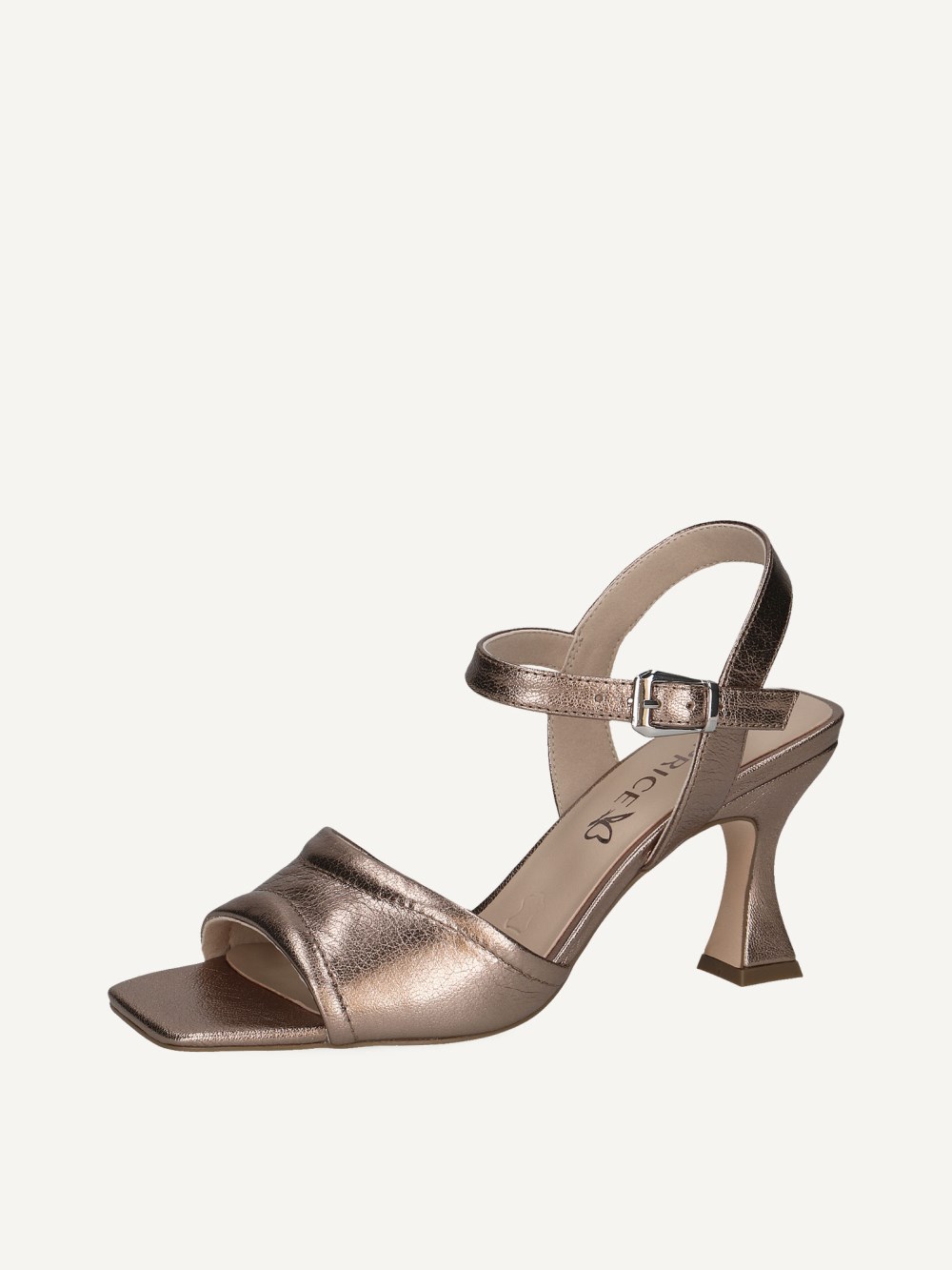 Caprice Sandalette - Taupe Metallic