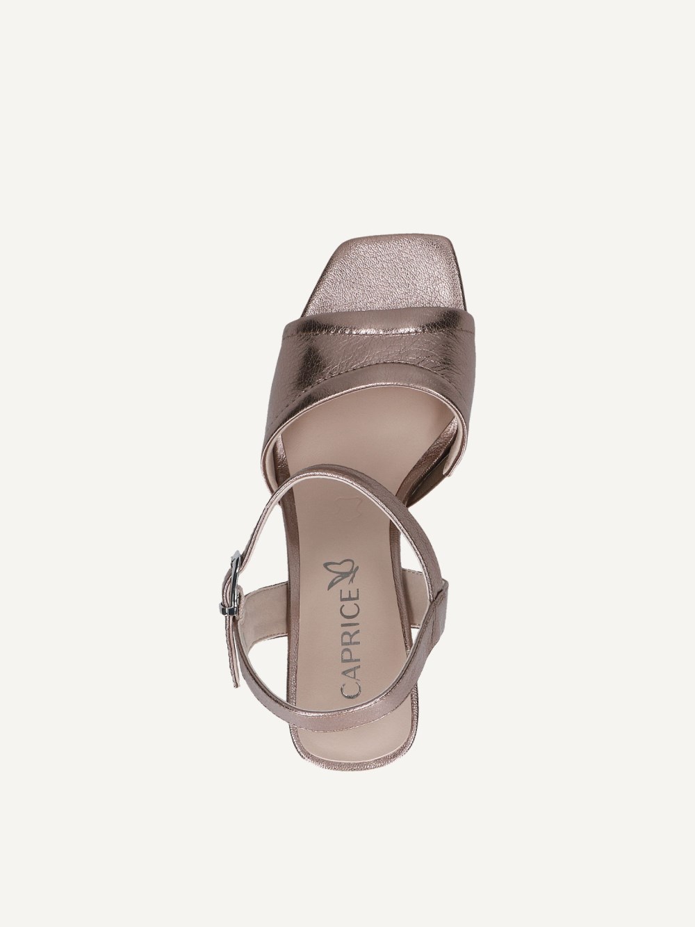 Caprice Sandalette - Taupe Metallic