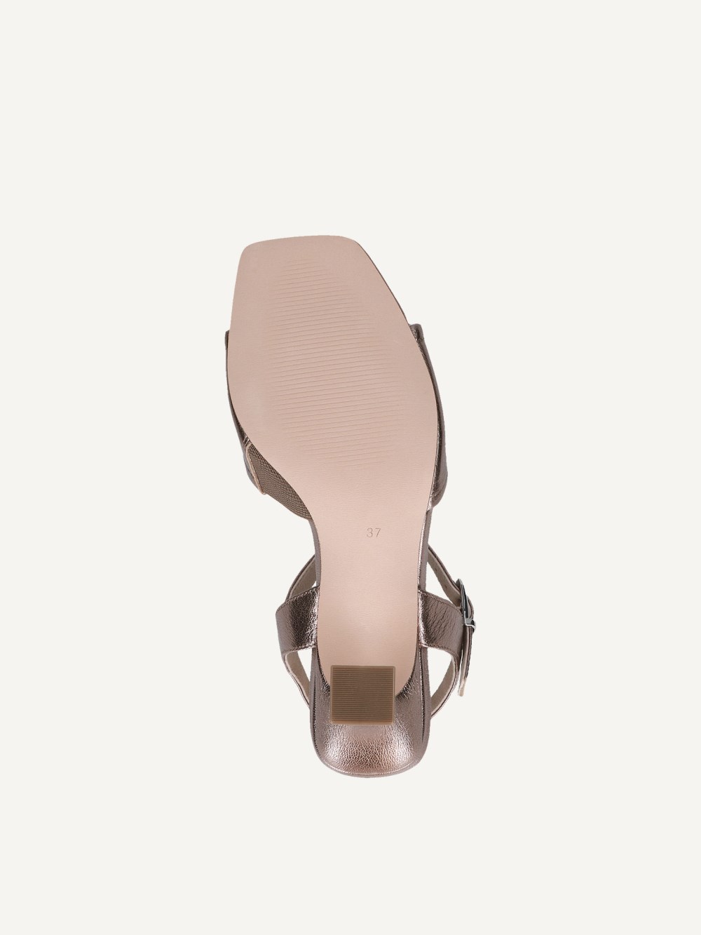 Caprice Sandalette - Taupe Metallic