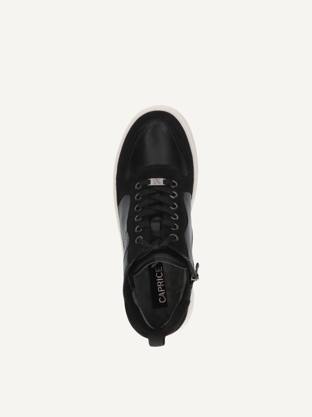 Caprice Sneaker - Schwarzer Kammleder