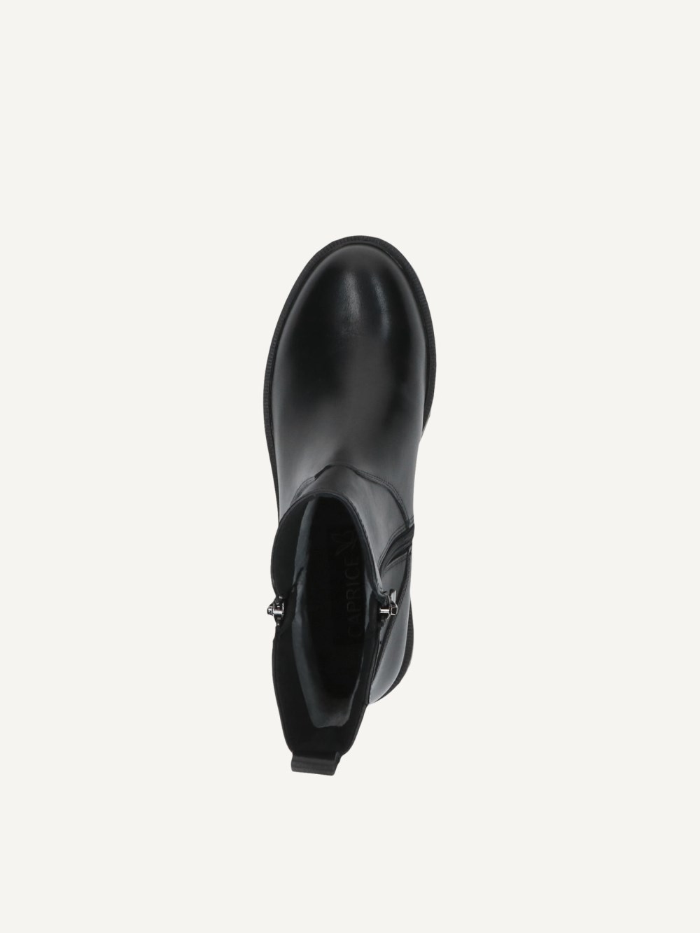 Caprice Stiefelette - Schwarzes Nappaleder