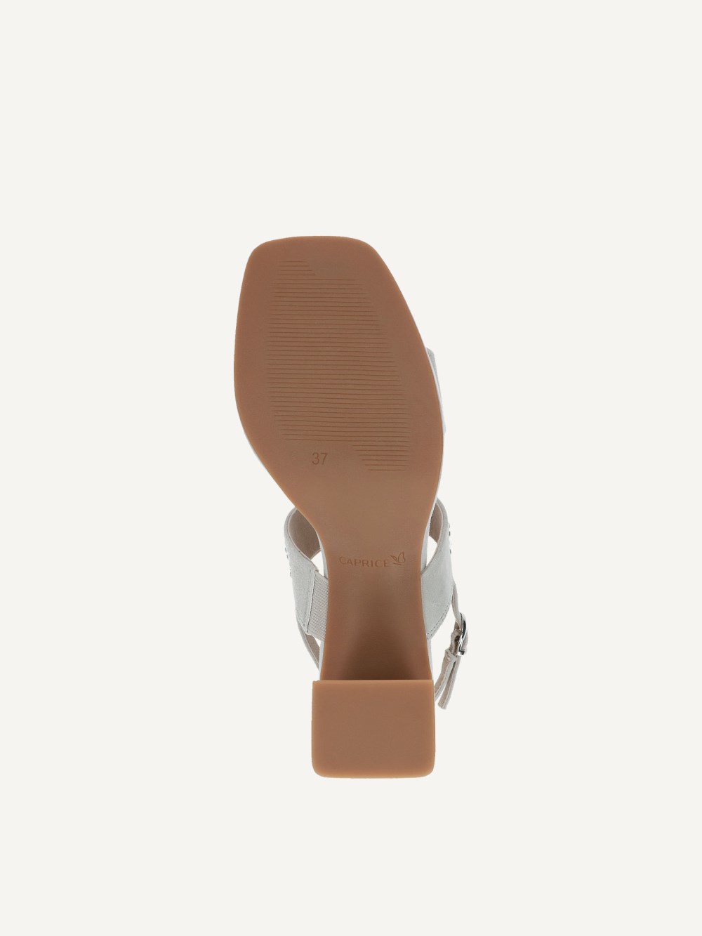 Caprice Sandalette - Hellgraues Wildleder