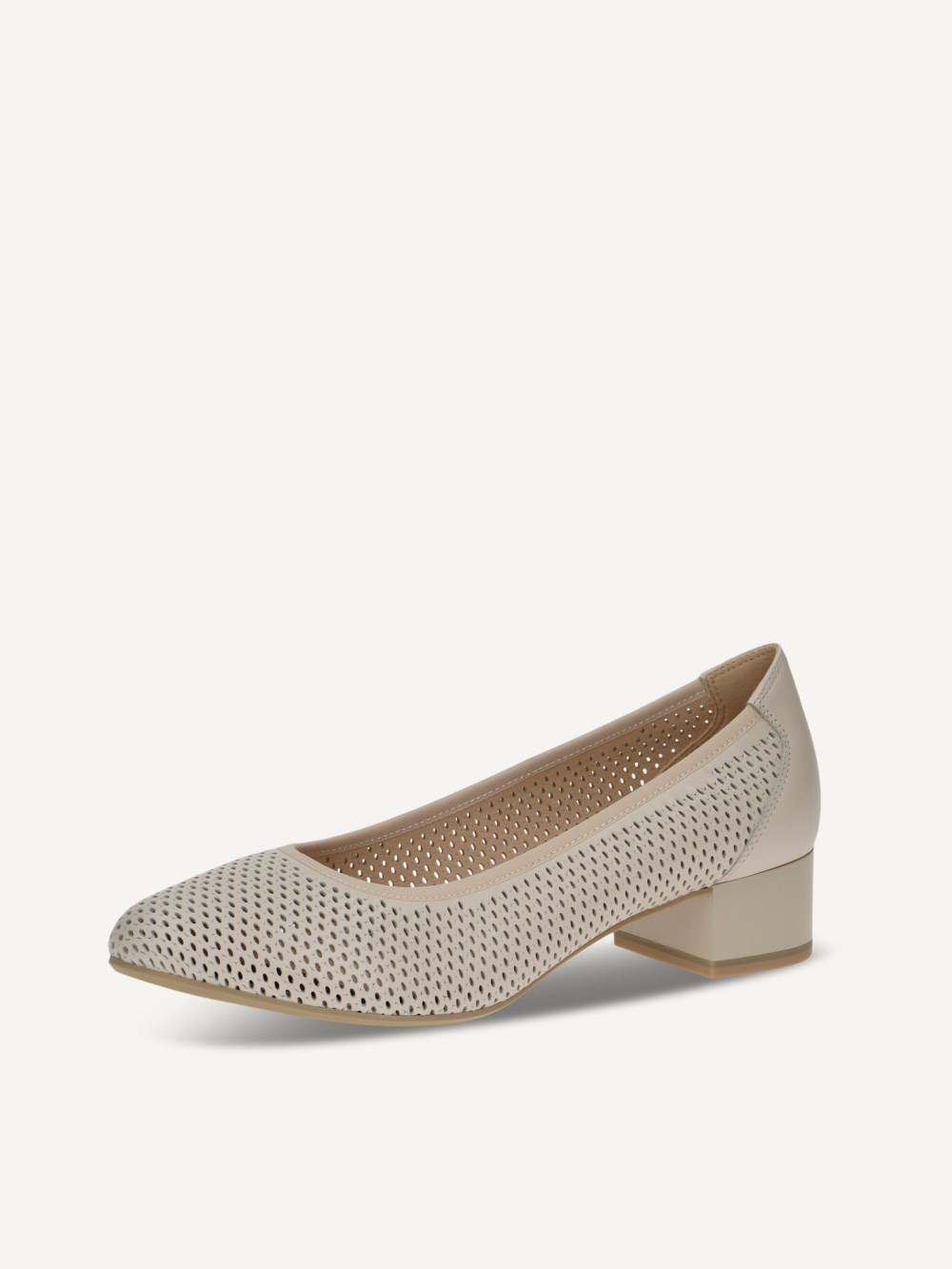 Caprice Pumps - Creme-Nappa