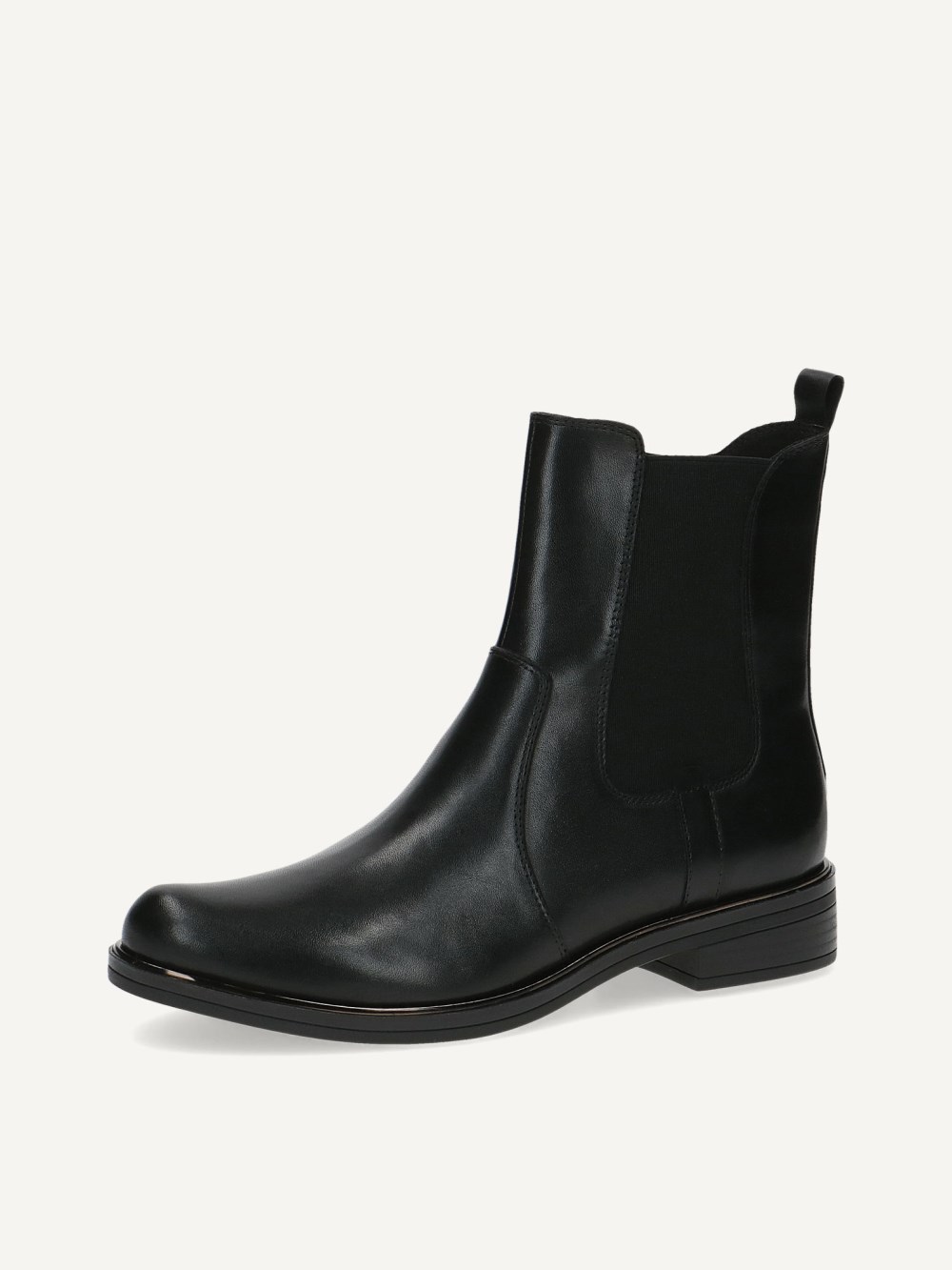 Caprice Stiefelette - Schwarzes Nappa