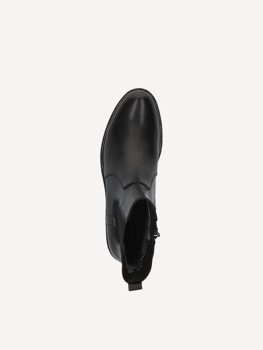 Caprice Stiefelette - Schwarzes Nappa