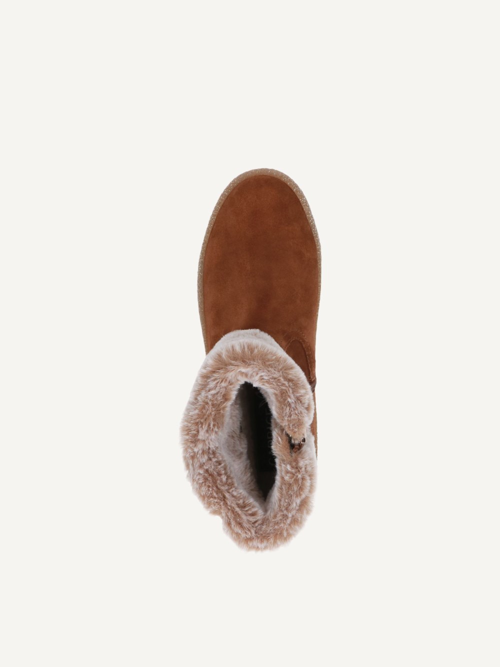 Caprice Stiefelette - Nussfarbenes Wildleder