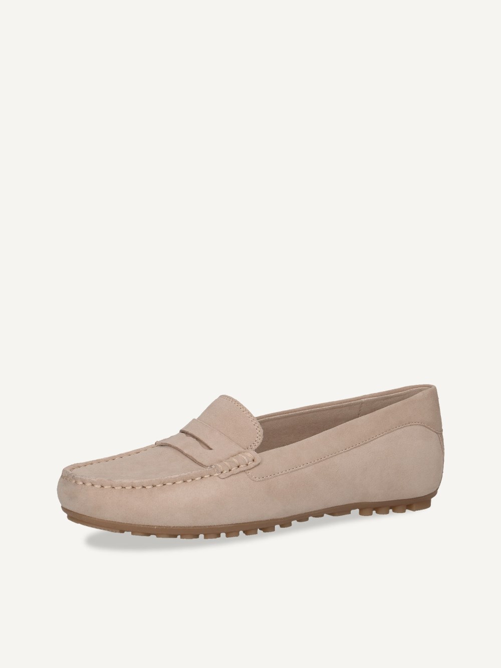 Caprice Moccassin - Sand Wildleder