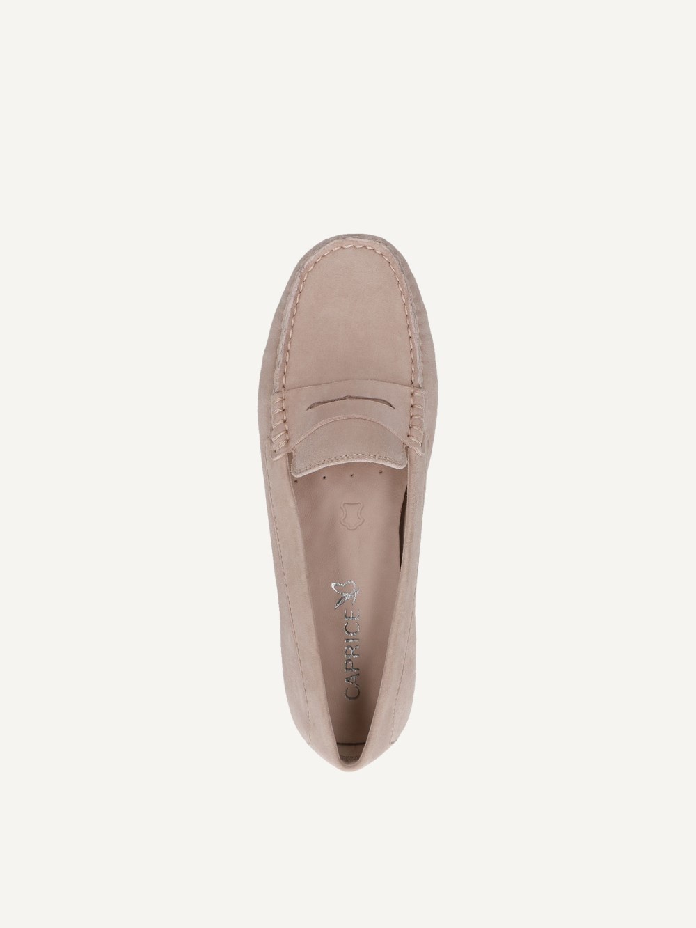 Caprice Moccassin - Sand Wildleder