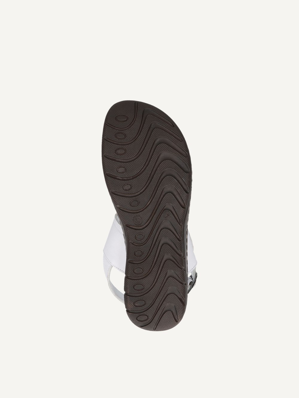 Caprice Sandalette - Weißes Nappaleder