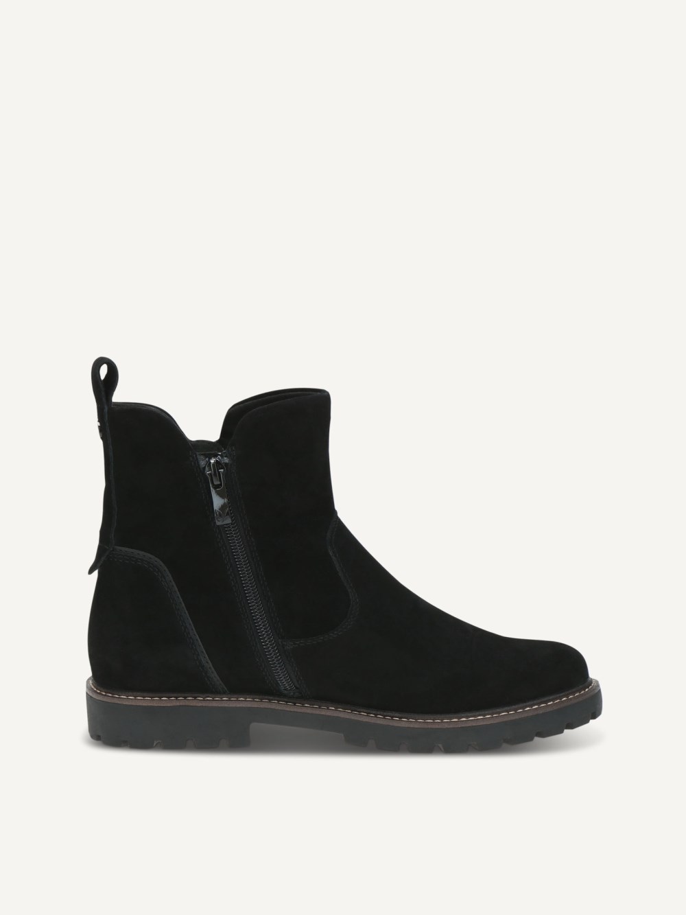 Caprice Stiefelette - Schwarzes Wildleder