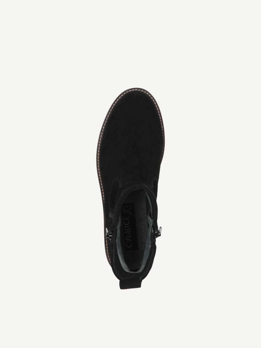 Caprice Stiefelette - Schwarzes Wildleder