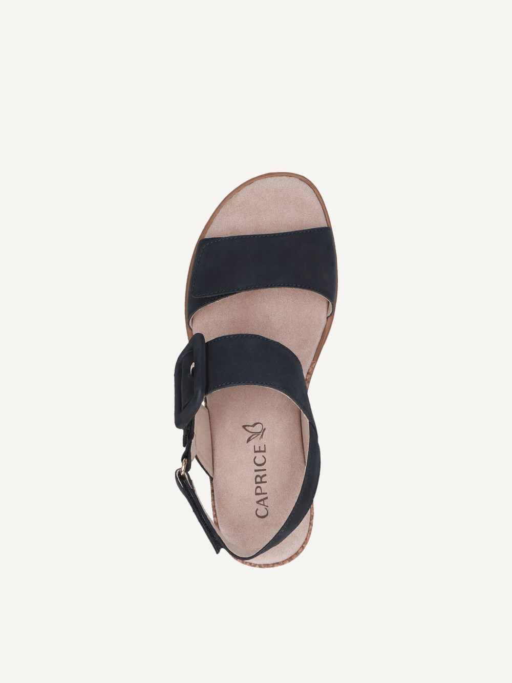 Caprice Sandalette - Ozean Nubuk