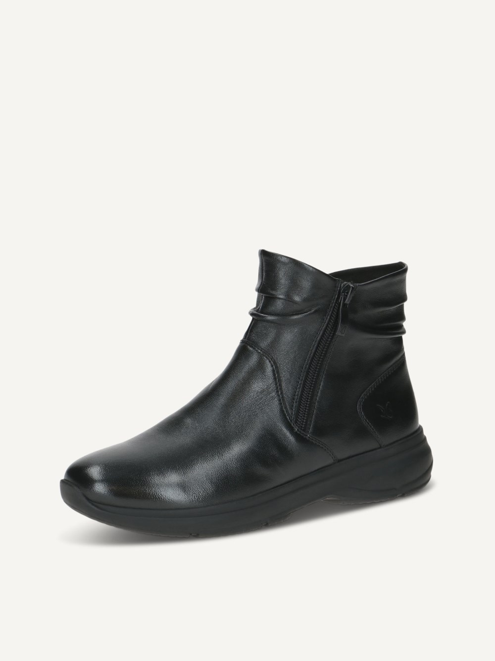 Caprice Stiefelette - Schwarzes Nappaleder