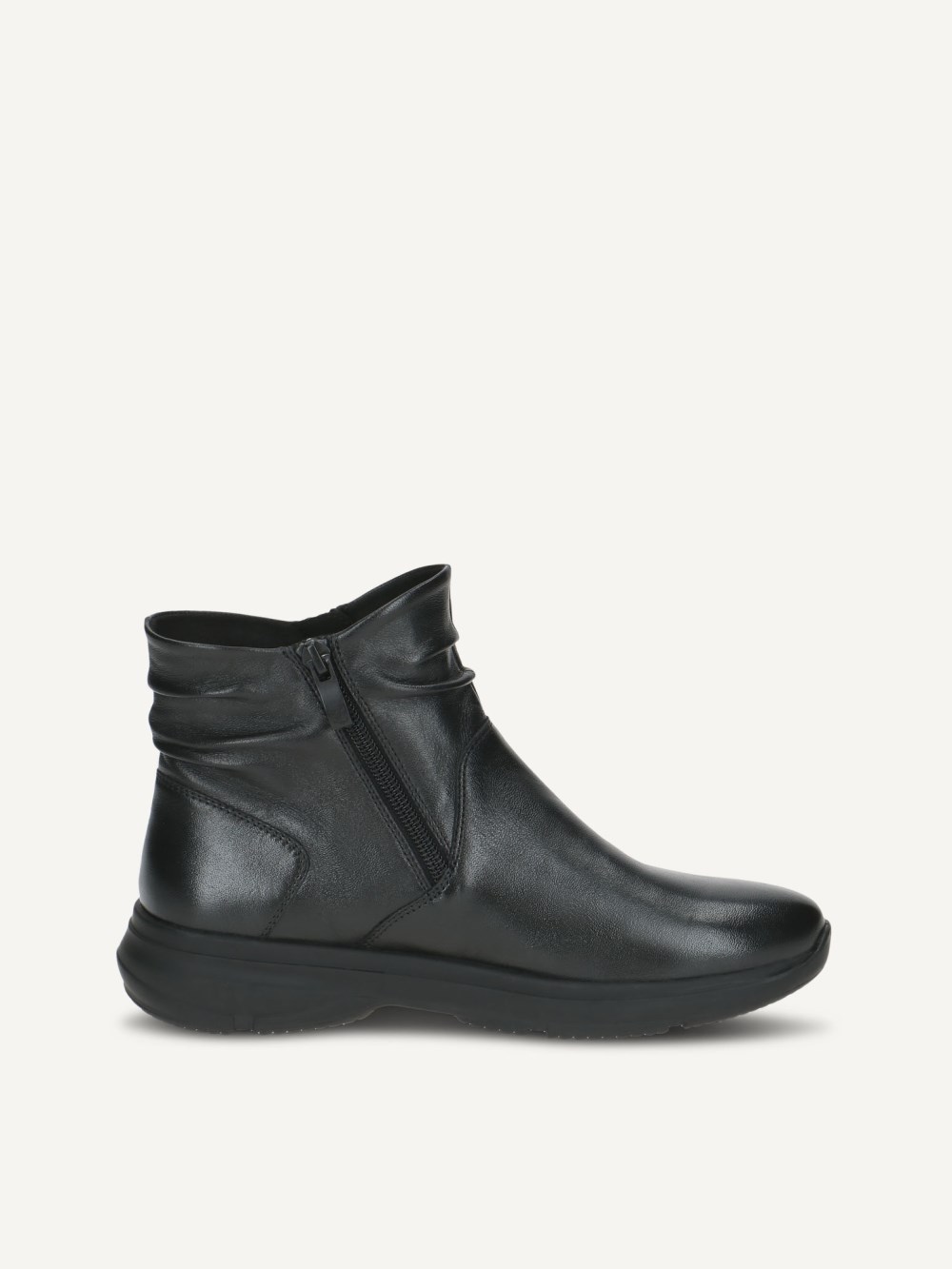 Caprice Stiefelette - Schwarzes Nappaleder